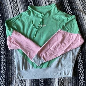 Pastel Wrangler Mock Neck Pull Over